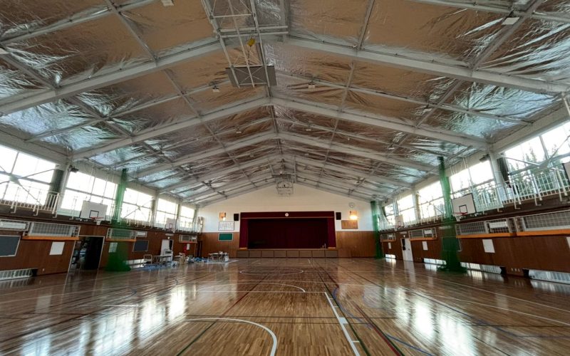宗岡中学校体育館大規模改修工事